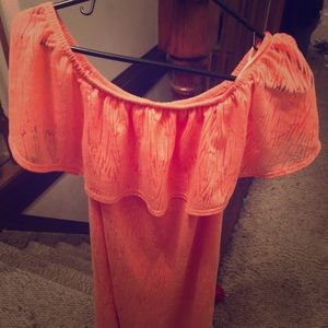 Flirty Off Shoulder Summer//Spring  Dress